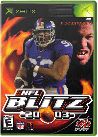 NFL Blitz 2003 Xbox  box art